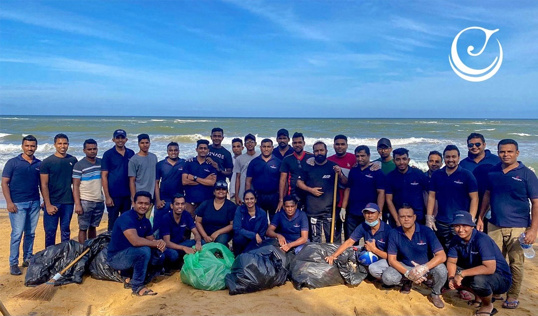 Colombo Court Hotel & Spa Beach cleaning project on 9th June 2023