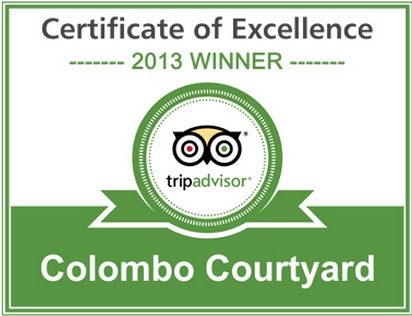 TripAdvisor certificate of excellence hotels Colombo