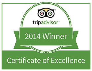 Trip Advisor Certificate of Excellence for Colombo Hotels